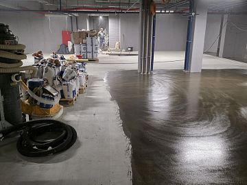 Загрунтованные ДенсТоп ЭП 100 участки